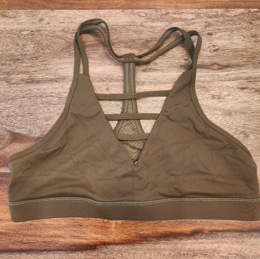 Zyia Olive Grid Bra XL